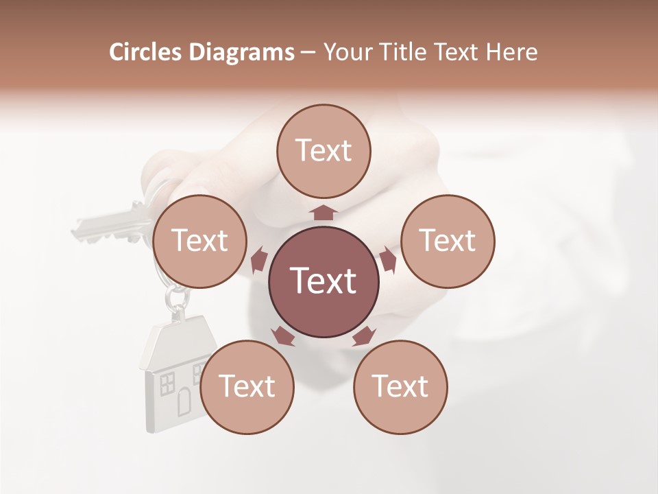 A Person Holding A Key To A House PowerPoint Template