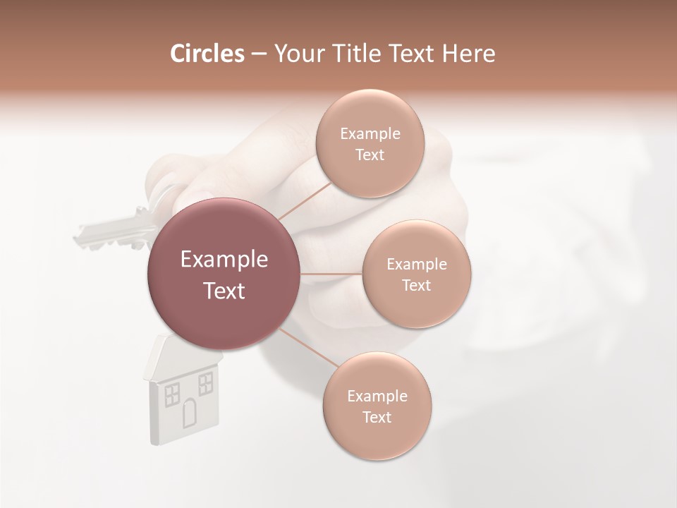 A Person Holding A Key To A House PowerPoint Template