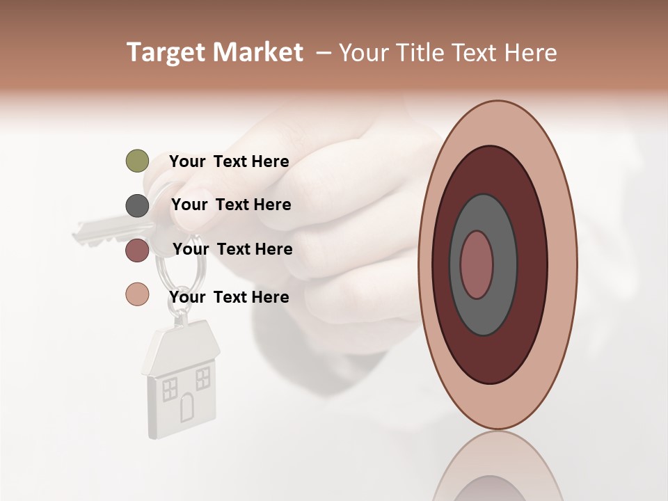 A Person Holding A Key To A House PowerPoint Template