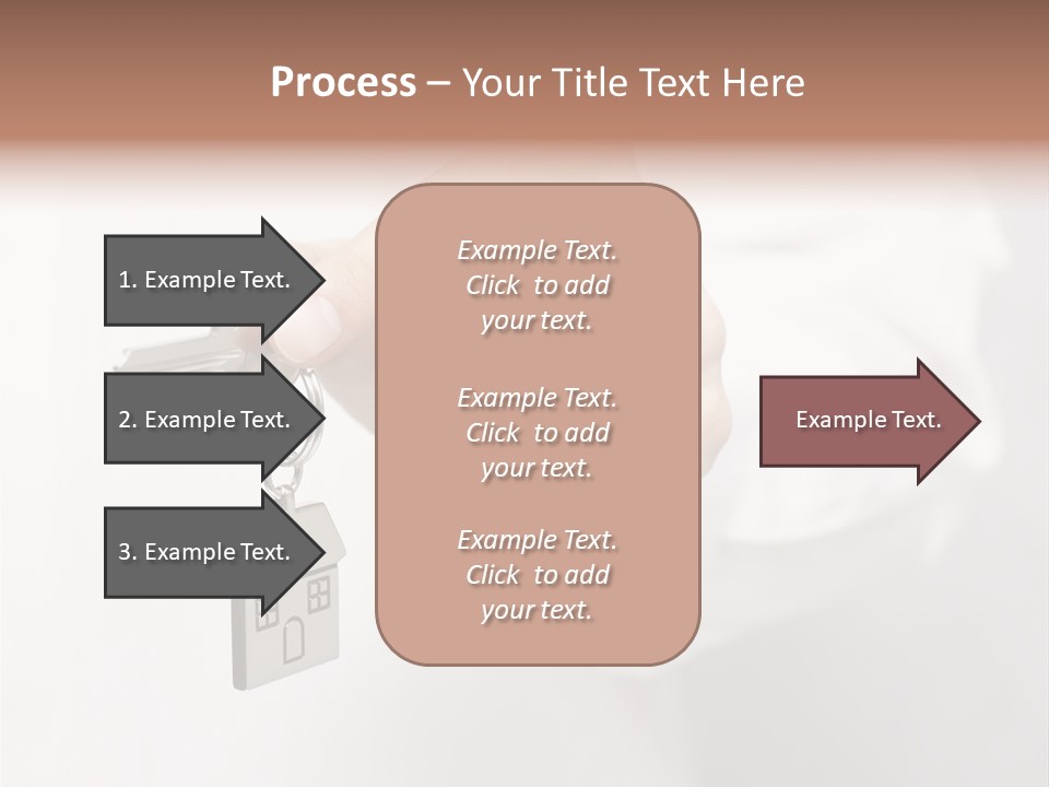 A Person Holding A Key To A House PowerPoint Template