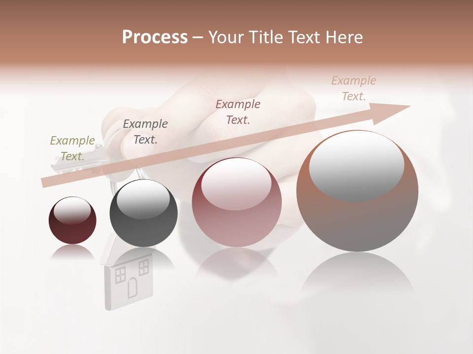 A Person Holding A Key To A House PowerPoint Template