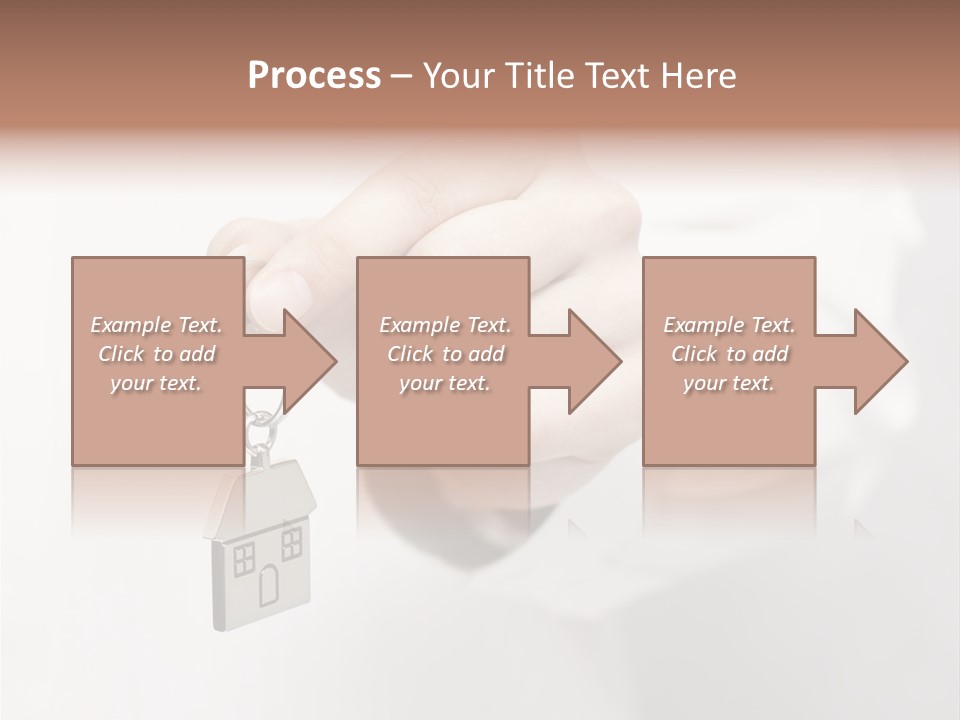 A Person Holding A Key To A House PowerPoint Template