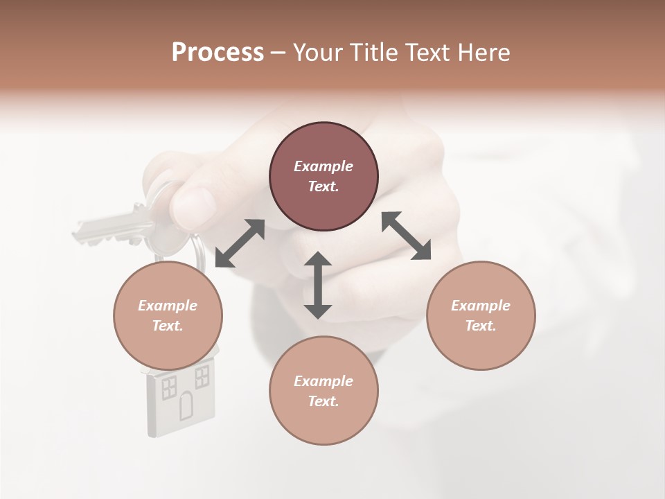 A Person Holding A Key To A House PowerPoint Template