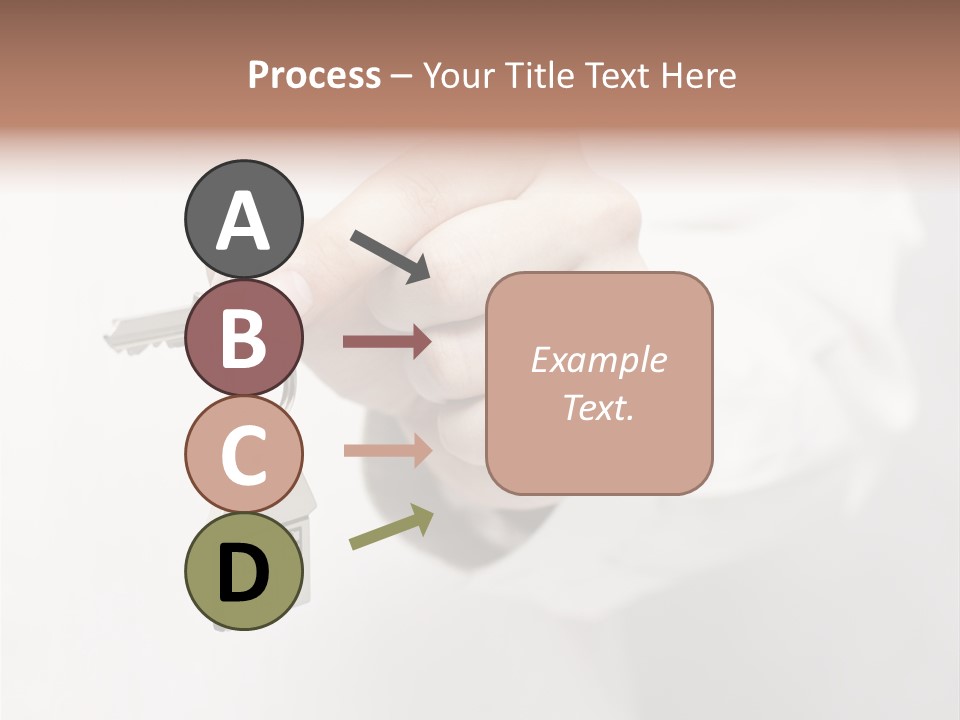 A Person Holding A Key To A House PowerPoint Template