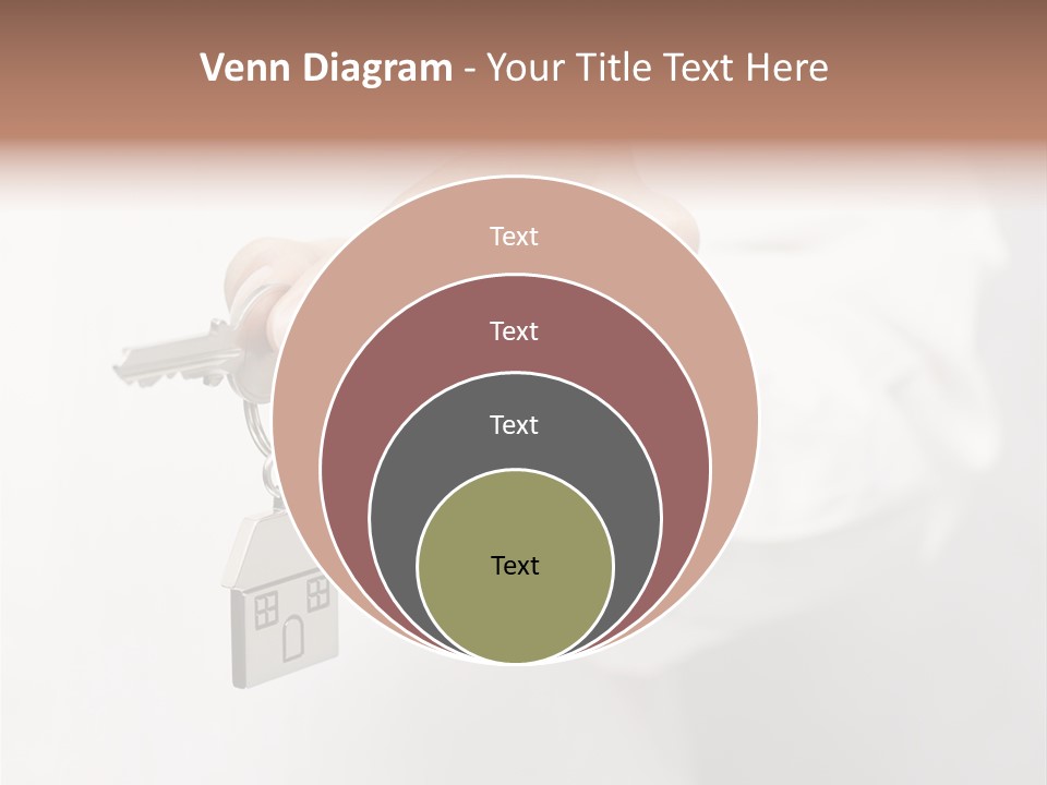 A Person Holding A Key To A House PowerPoint Template