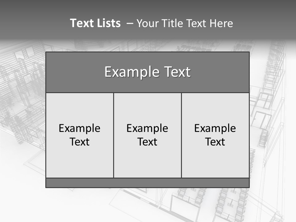 A Large Group Of Tables And Chairs In A Room PowerPoint Template