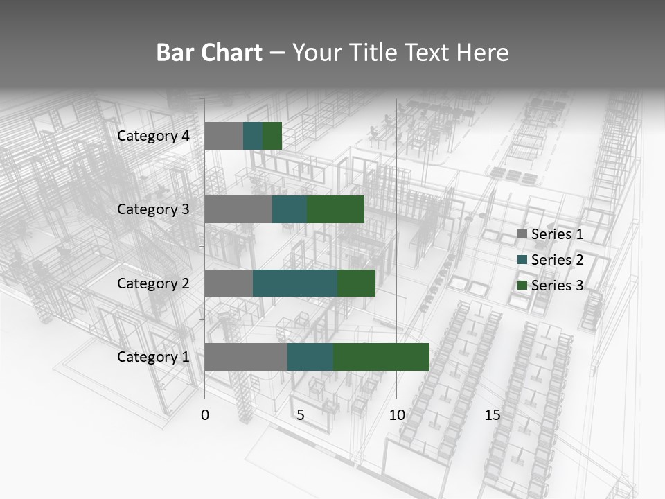 A Large Group Of Tables And Chairs In A Room PowerPoint Template