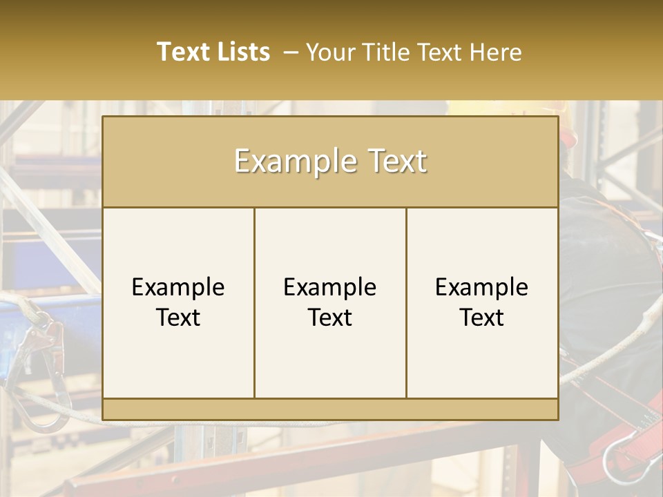 A Man In A Hard Hat And Safety Gear Working On A Machine PowerPoint Template