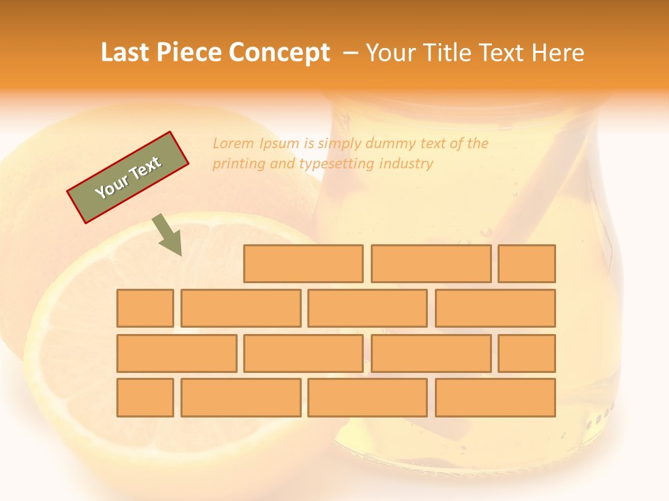 A Jar Of Honey And A Lemon Next To It PowerPoint Template