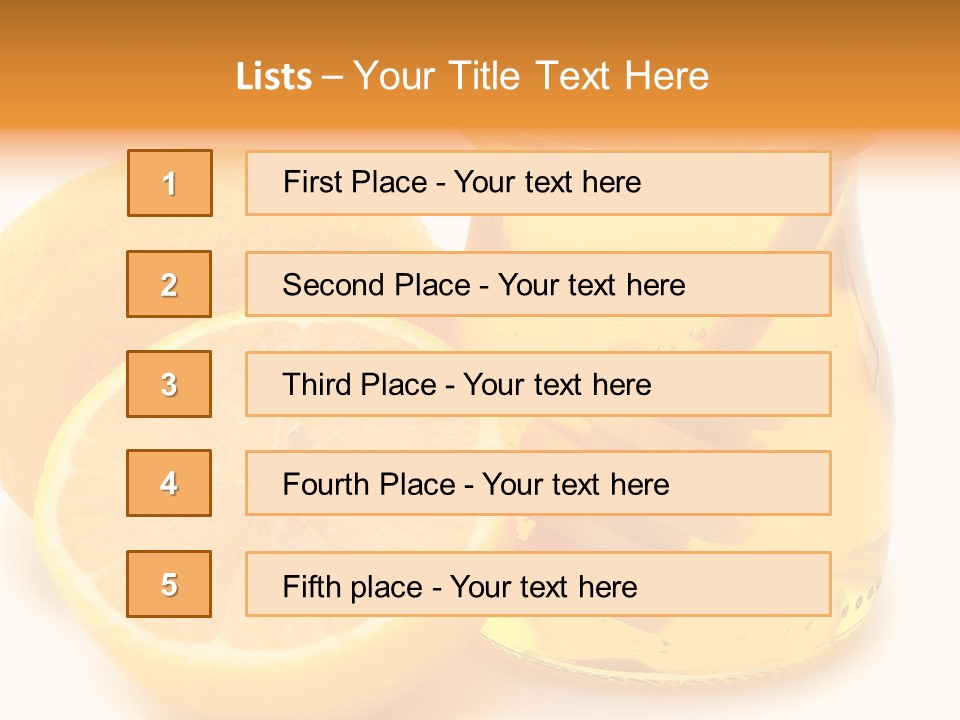 A Jar Of Honey And A Lemon Next To It PowerPoint Template