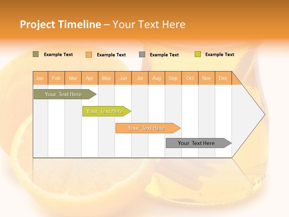 A Jar Of Honey And A Lemon Next To It PowerPoint Template