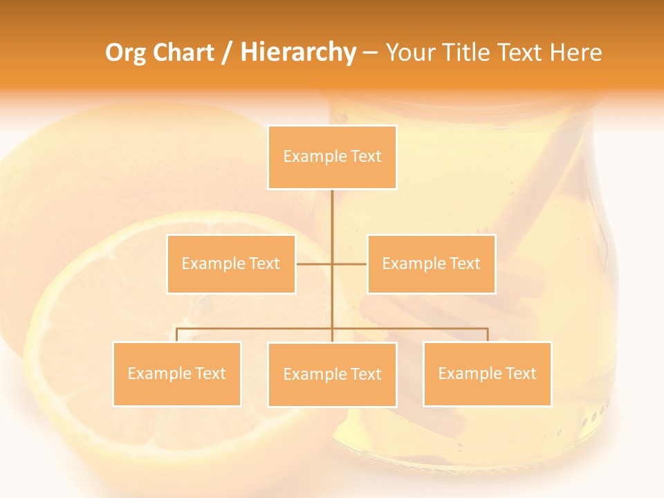 A Jar Of Honey And A Lemon Next To It PowerPoint Template