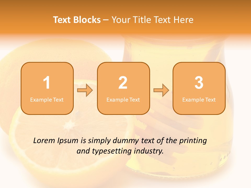A Jar Of Honey And A Lemon Next To It PowerPoint Template