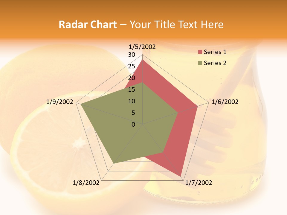 A Jar Of Honey And A Lemon Next To It PowerPoint Template
