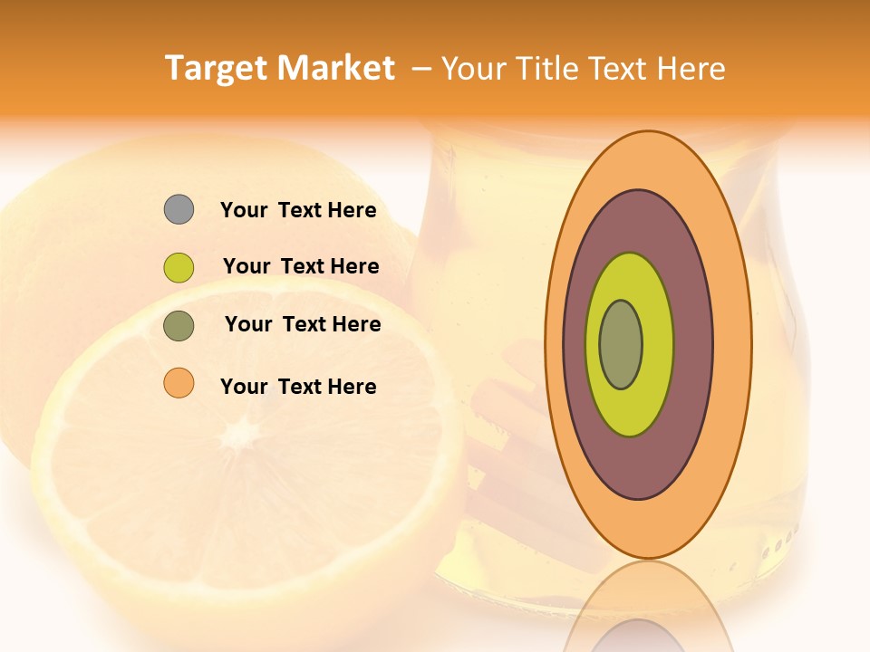 A Jar Of Honey And A Lemon Next To It PowerPoint Template