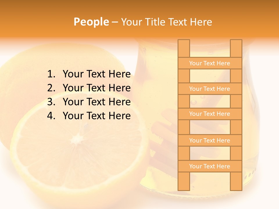 A Jar Of Honey And A Lemon Next To It PowerPoint Template