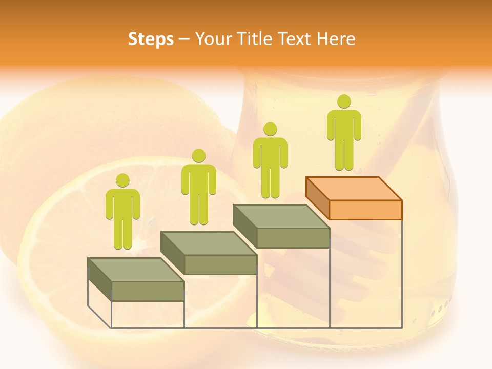 A Jar Of Honey And A Lemon Next To It PowerPoint Template