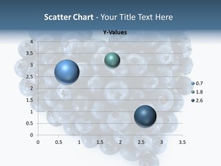 A Bunch Of Blueberries On A White Background PowerPoint Template