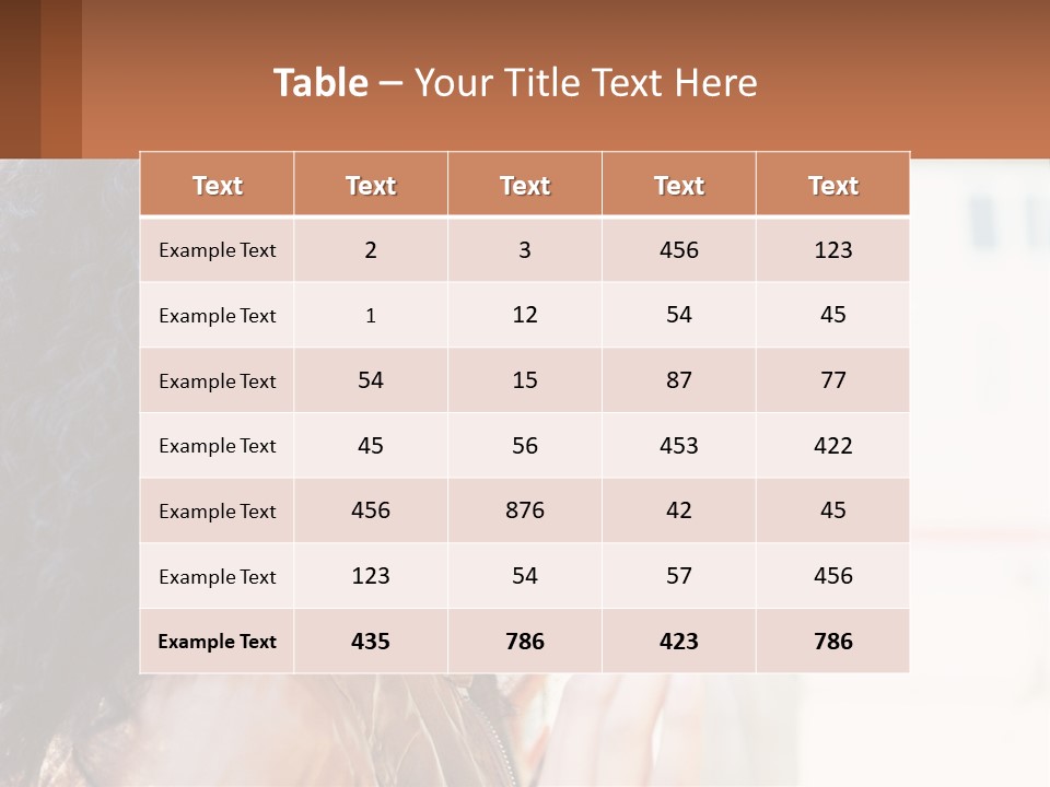 A Woman With Curly Hair Is Looking Out A Window PowerPoint Template
