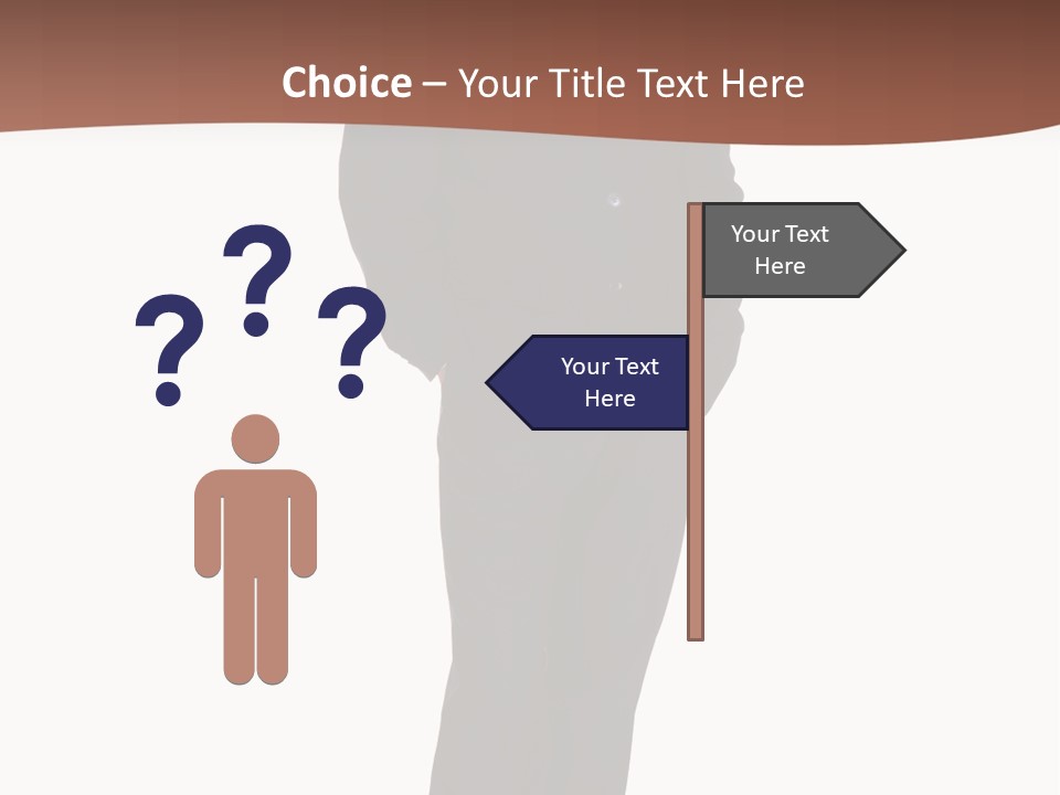 A Man In A Suit Standing With His Hands In His Pockets PowerPoint Template