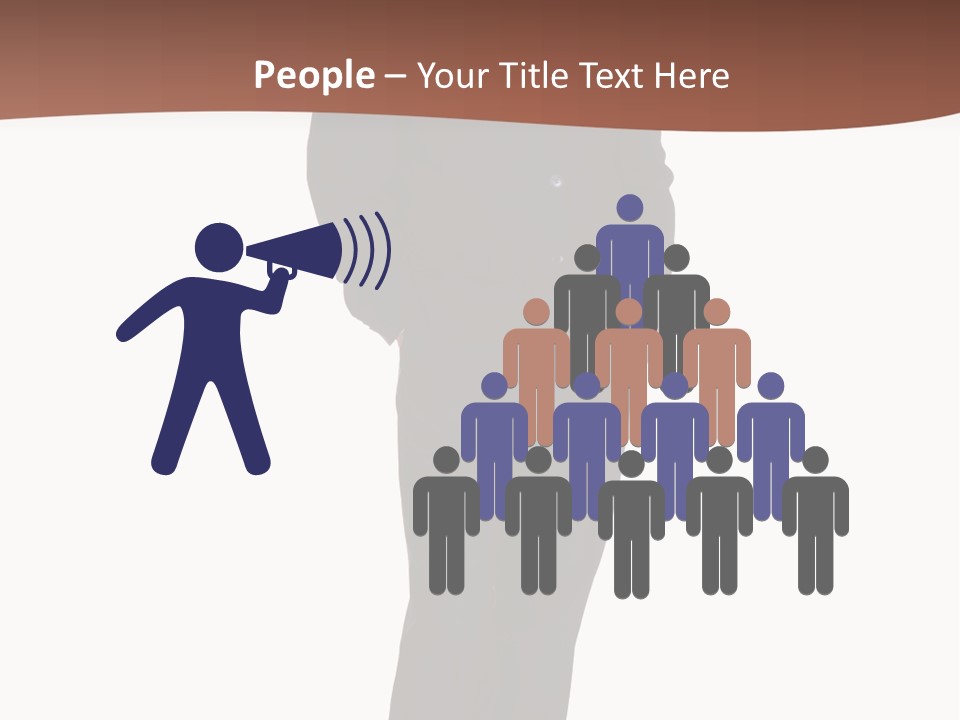 A Man In A Suit Standing With His Hands In His Pockets PowerPoint Template