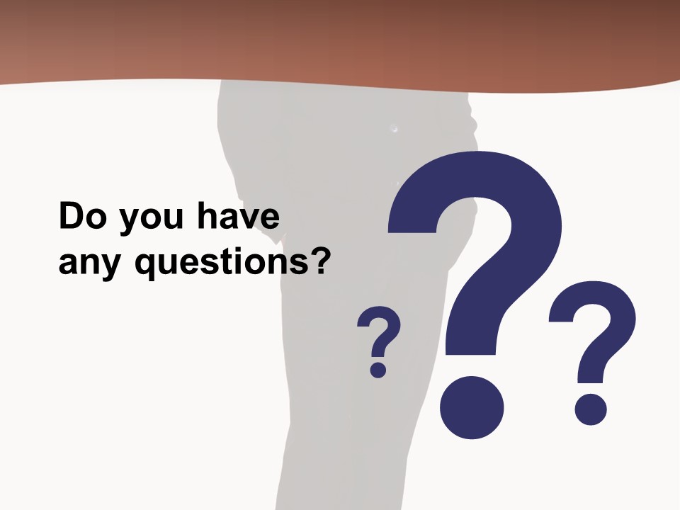 A Man In A Suit Standing With His Hands In His Pockets PowerPoint Template