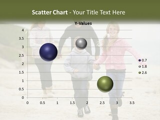 A Group Of People Walking Down A Beach Holding Hands PowerPoint Template