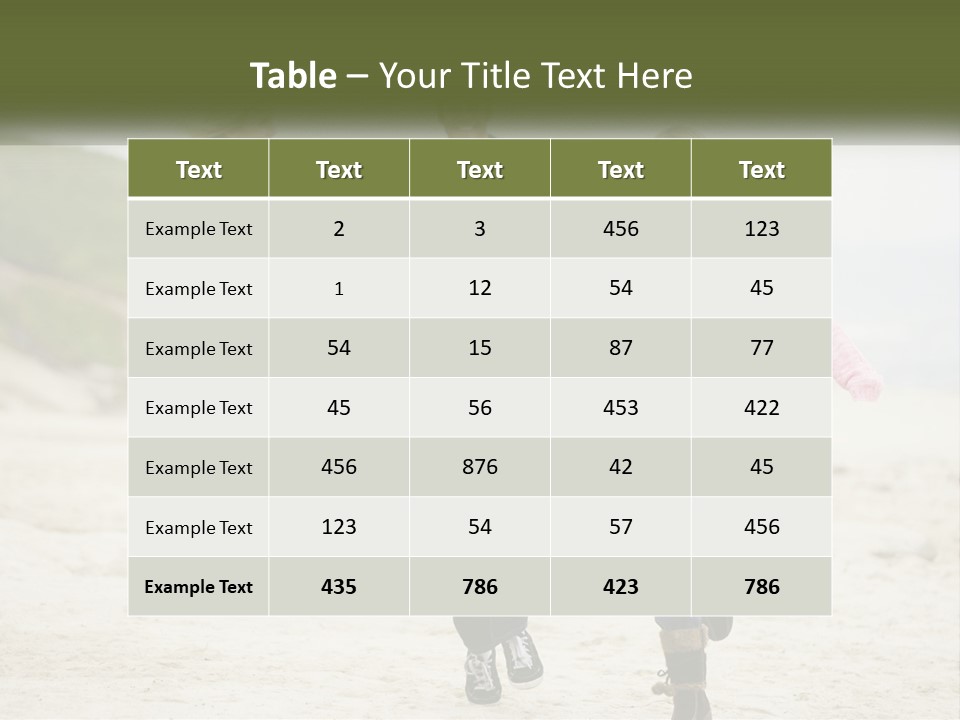 A Group Of People Walking Down A Beach Holding Hands PowerPoint Template