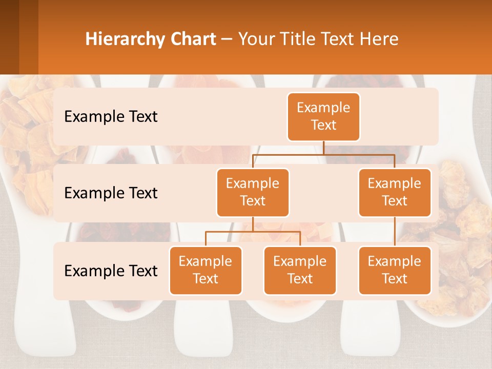 Four Spoons Filled With Different Types Of Food PowerPoint Template