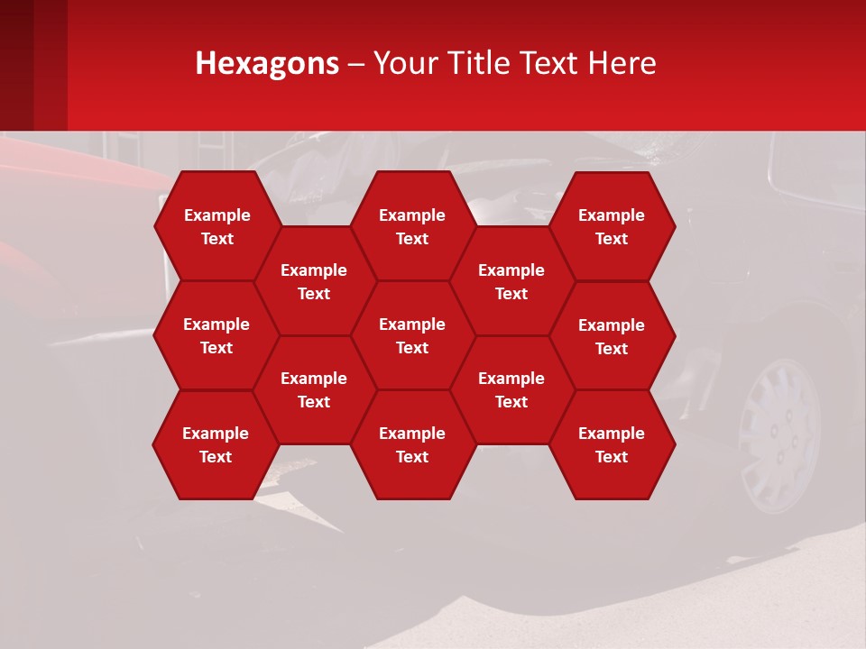 A Car That Is In The Back Of A Truck PowerPoint Template