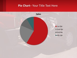 A Car That Is In The Back Of A Truck PowerPoint Template