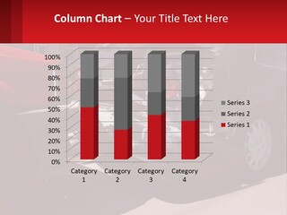 A Car That Is In The Back Of A Truck PowerPoint Template
