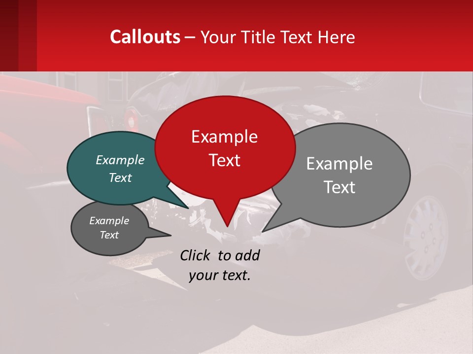 A Car That Is In The Back Of A Truck PowerPoint Template