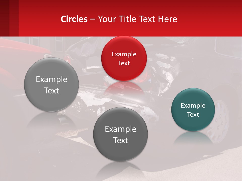 A Car That Is In The Back Of A Truck PowerPoint Template
