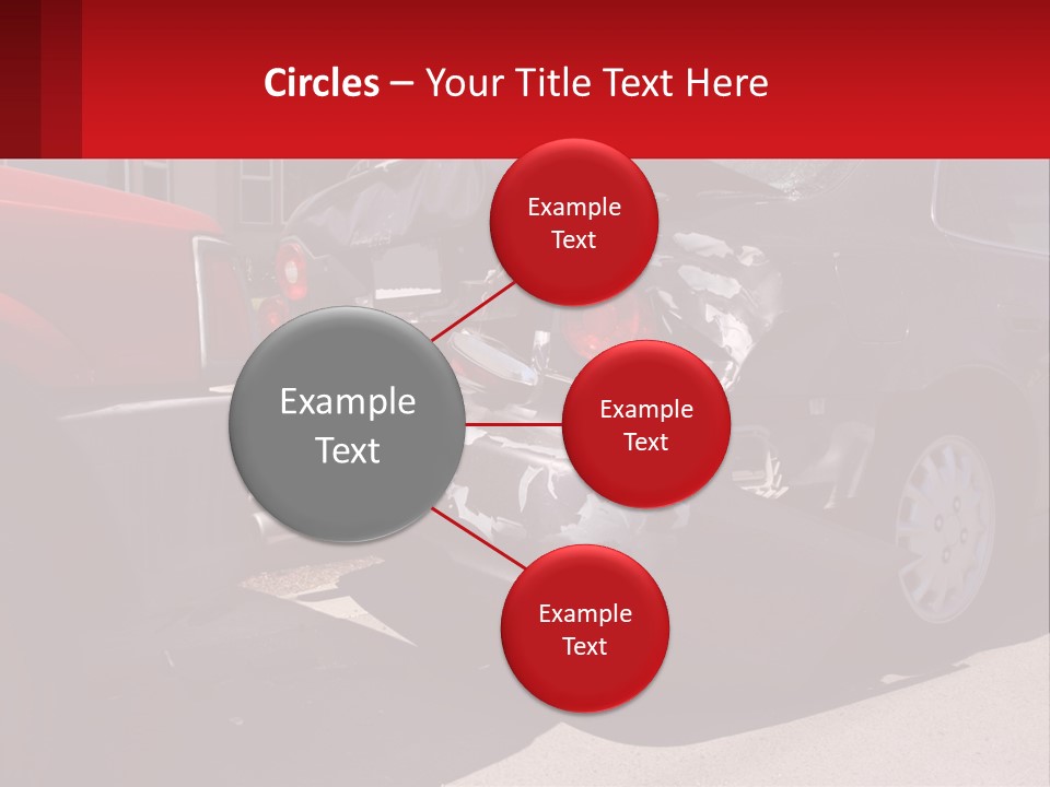 A Car That Is In The Back Of A Truck PowerPoint Template