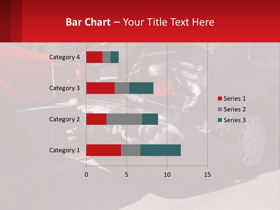 A Car That Is In The Back Of A Truck PowerPoint Template