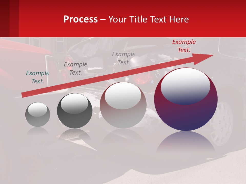 A Car That Is In The Back Of A Truck PowerPoint Template
