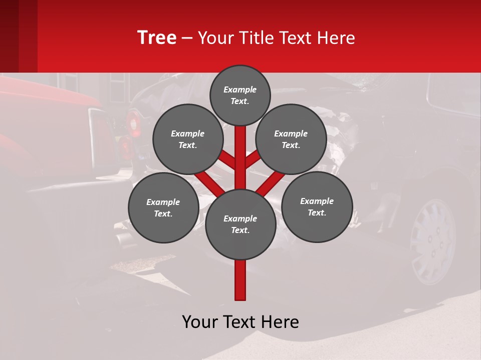 A Car That Is In The Back Of A Truck PowerPoint Template