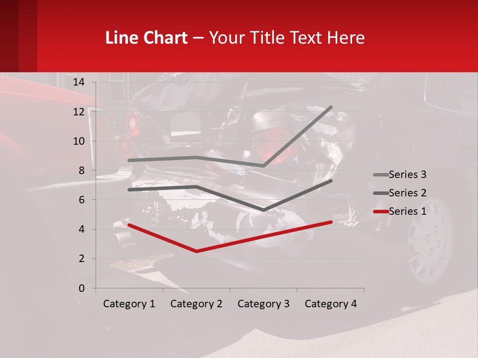 A Car That Is In The Back Of A Truck PowerPoint Template