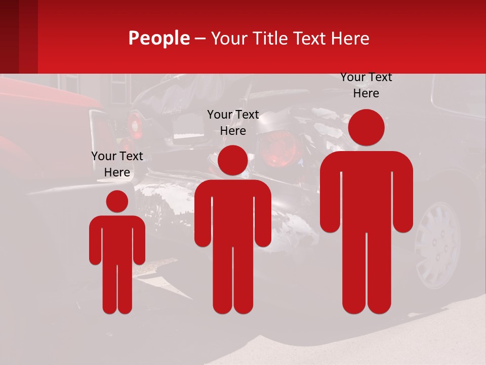 A Car That Is In The Back Of A Truck PowerPoint Template