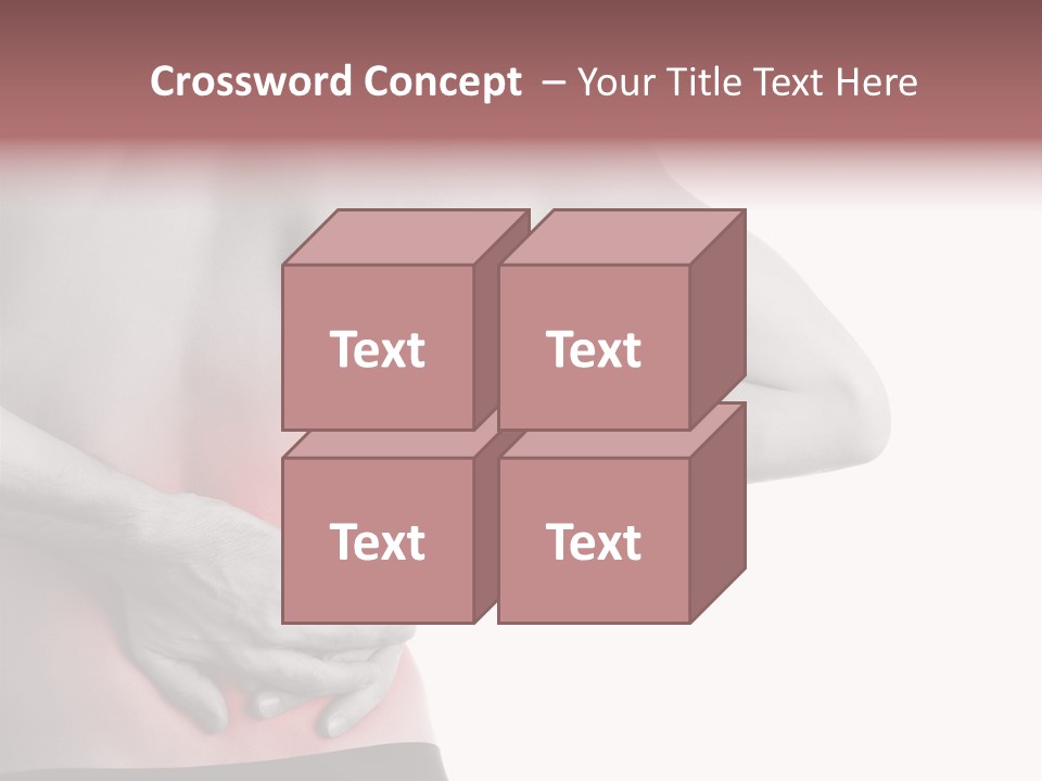 A Man Holding His Back In Pain Powerpoint Presentation PowerPoint Template