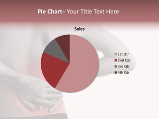 A Man Holding His Back In Pain Powerpoint Presentation PowerPoint Template