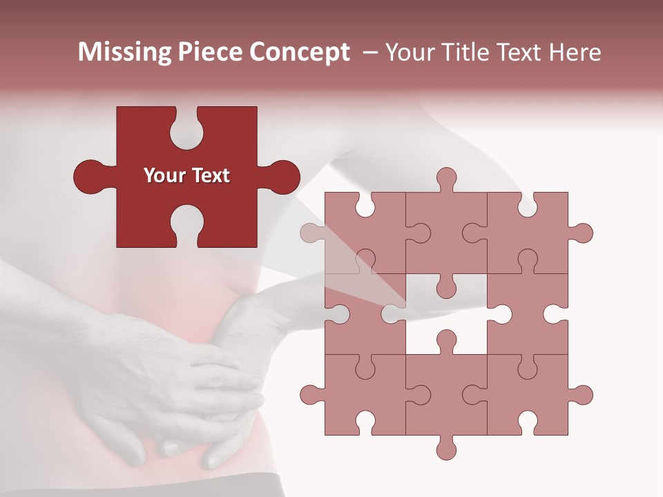 A Man Holding His Back In Pain Powerpoint Presentation PowerPoint Template