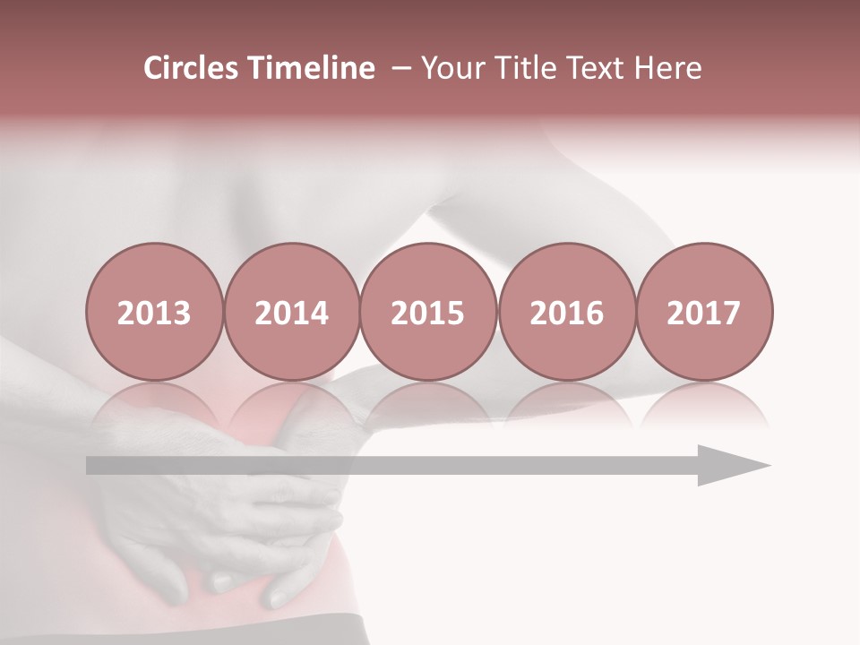 A Man Holding His Back In Pain Powerpoint Presentation PowerPoint Template