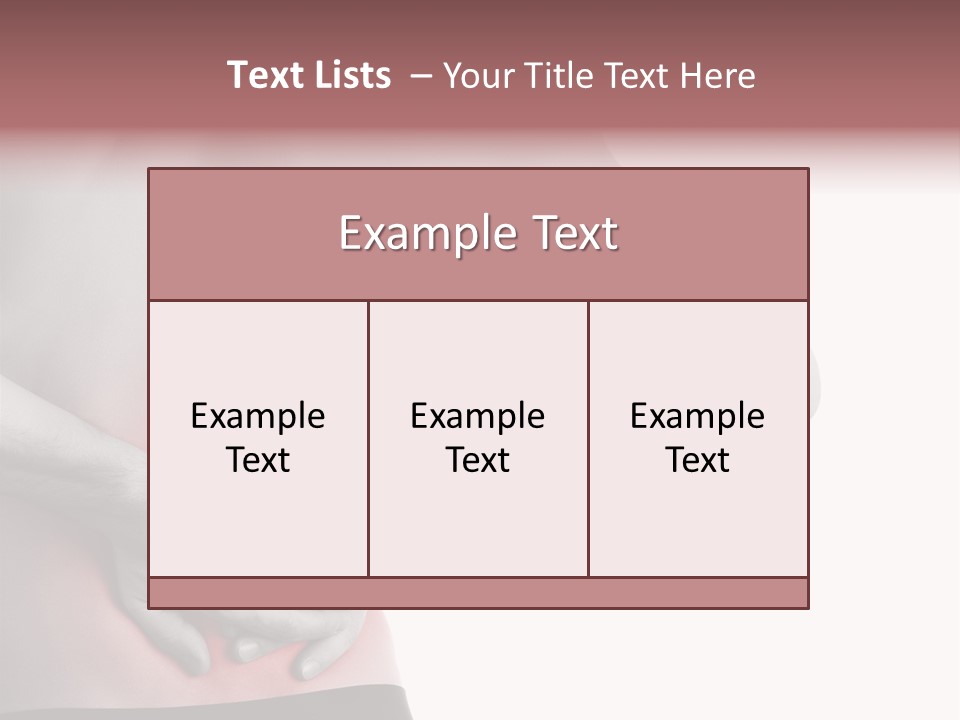 A Man Holding His Back In Pain Powerpoint Presentation PowerPoint Template
