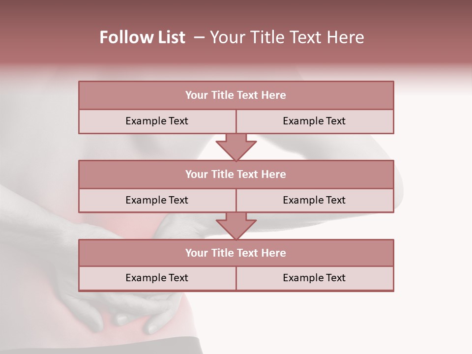 A Man Holding His Back In Pain Powerpoint Presentation PowerPoint Template