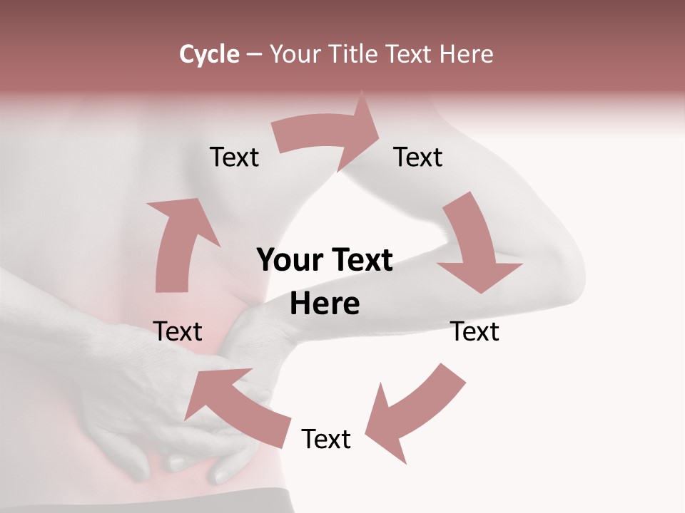 A Man Holding His Back In Pain Powerpoint Presentation PowerPoint Template