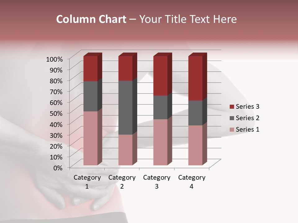 A Man Holding His Back In Pain Powerpoint Presentation PowerPoint Template