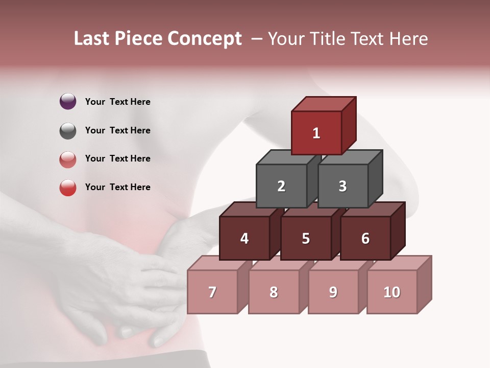 A Man Holding His Back In Pain Powerpoint Presentation PowerPoint Template