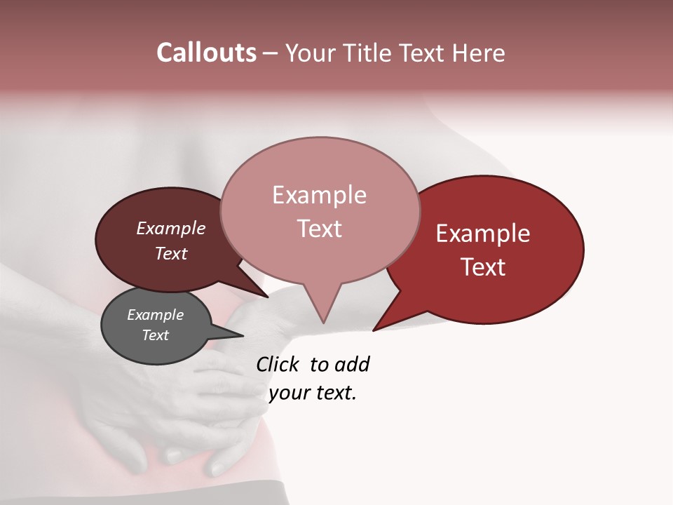 A Man Holding His Back In Pain Powerpoint Presentation PowerPoint Template